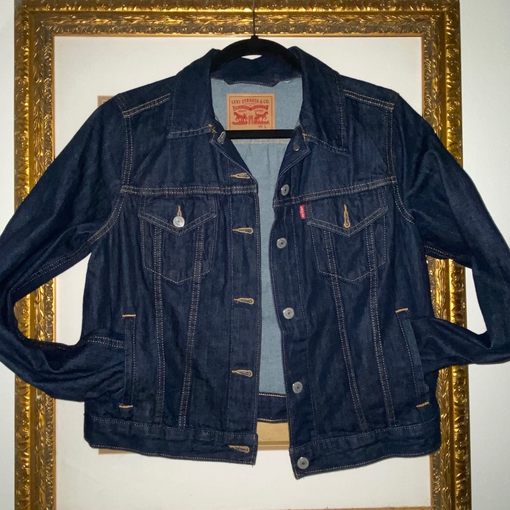 Levi Strauss & Co. L Dark Jean Jacket